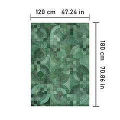 Modern Crystal Velvet Large Area Rug Non-slip Soft Polyester