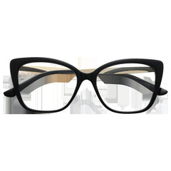 Light Blocking Cat Eye Glasses Clear Lens Anti Eyestrain for Women Men