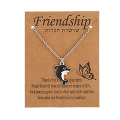 Cute Dolphin Pendant Necklace for Girls