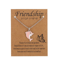 Cute Dolphin Pendant Necklace for Girls