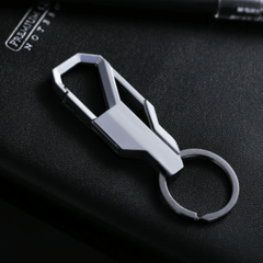 Business Car Keychain Double Headed Key Ring Men