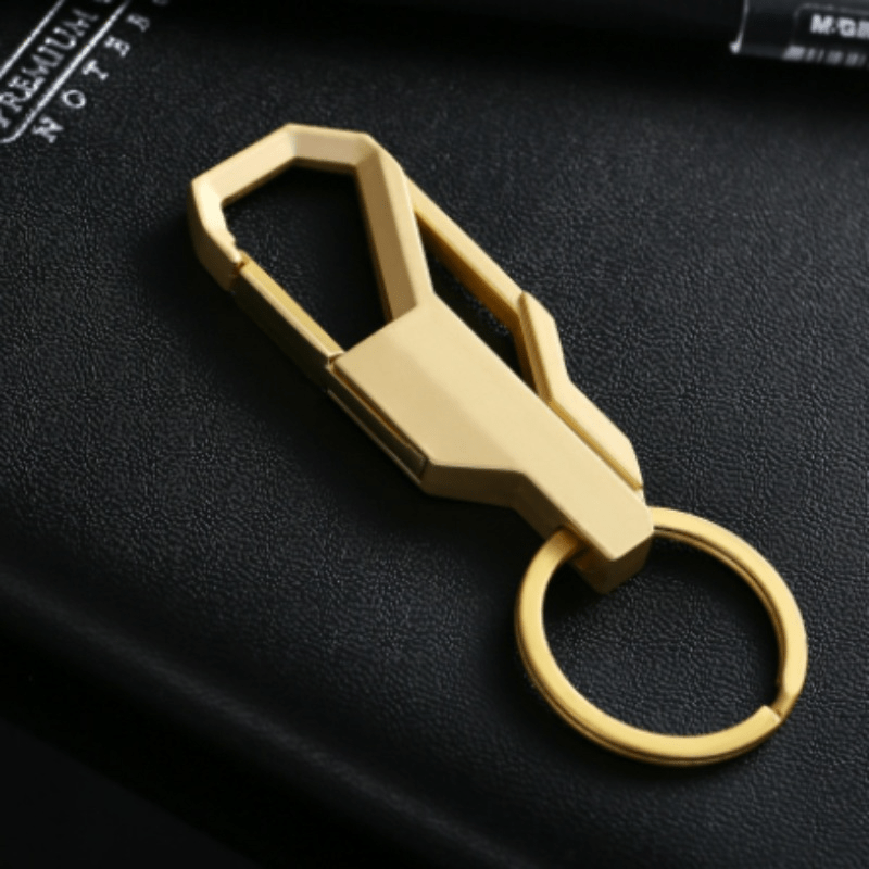 Business Car Keychain Double Headed Key Ring Men