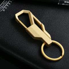 Business Car Keychain Double Headed Key Ring Men