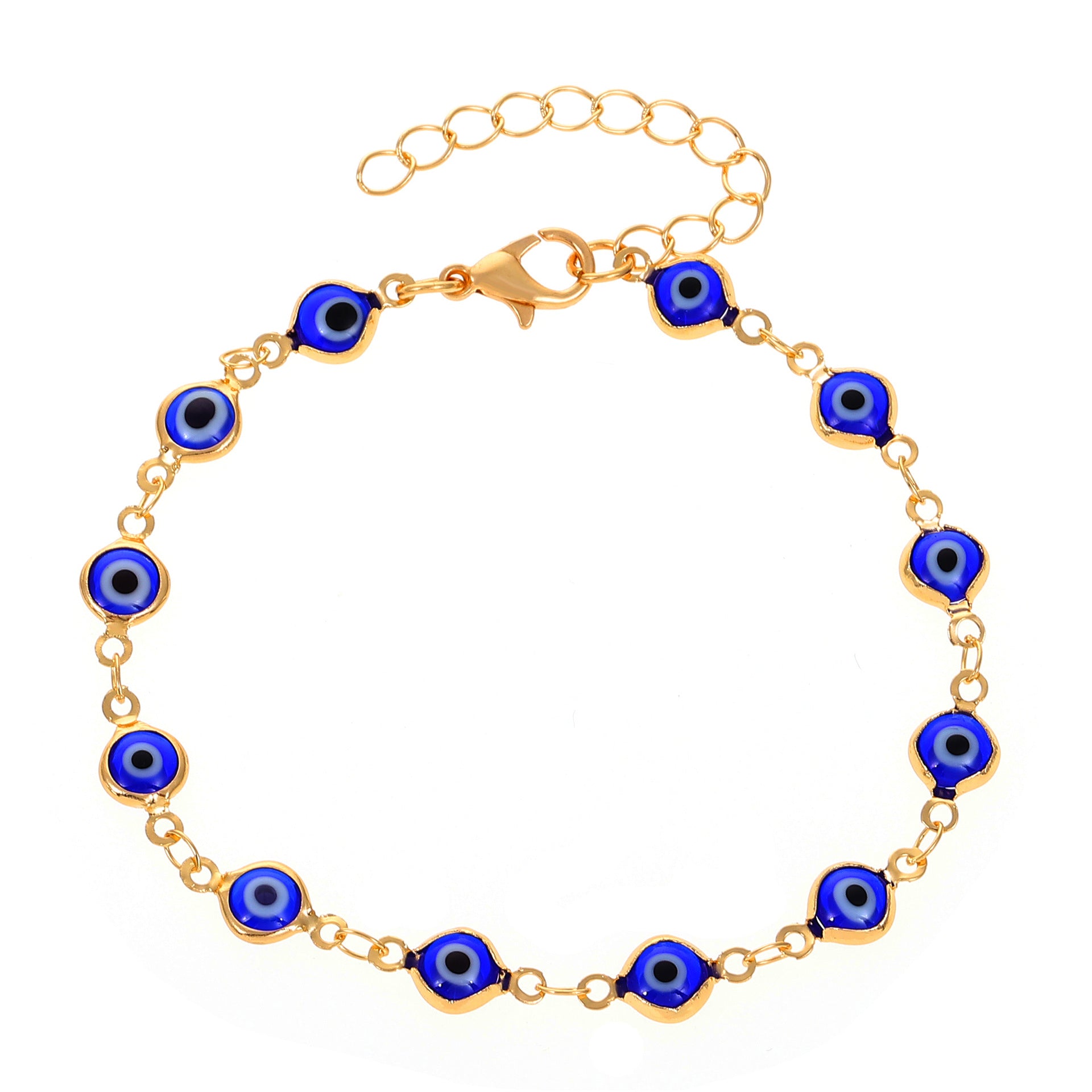 Evil Eye Link Chain Bracelet for Girls