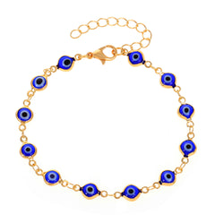 Evil Eye Link Chain Bracelet for Girls