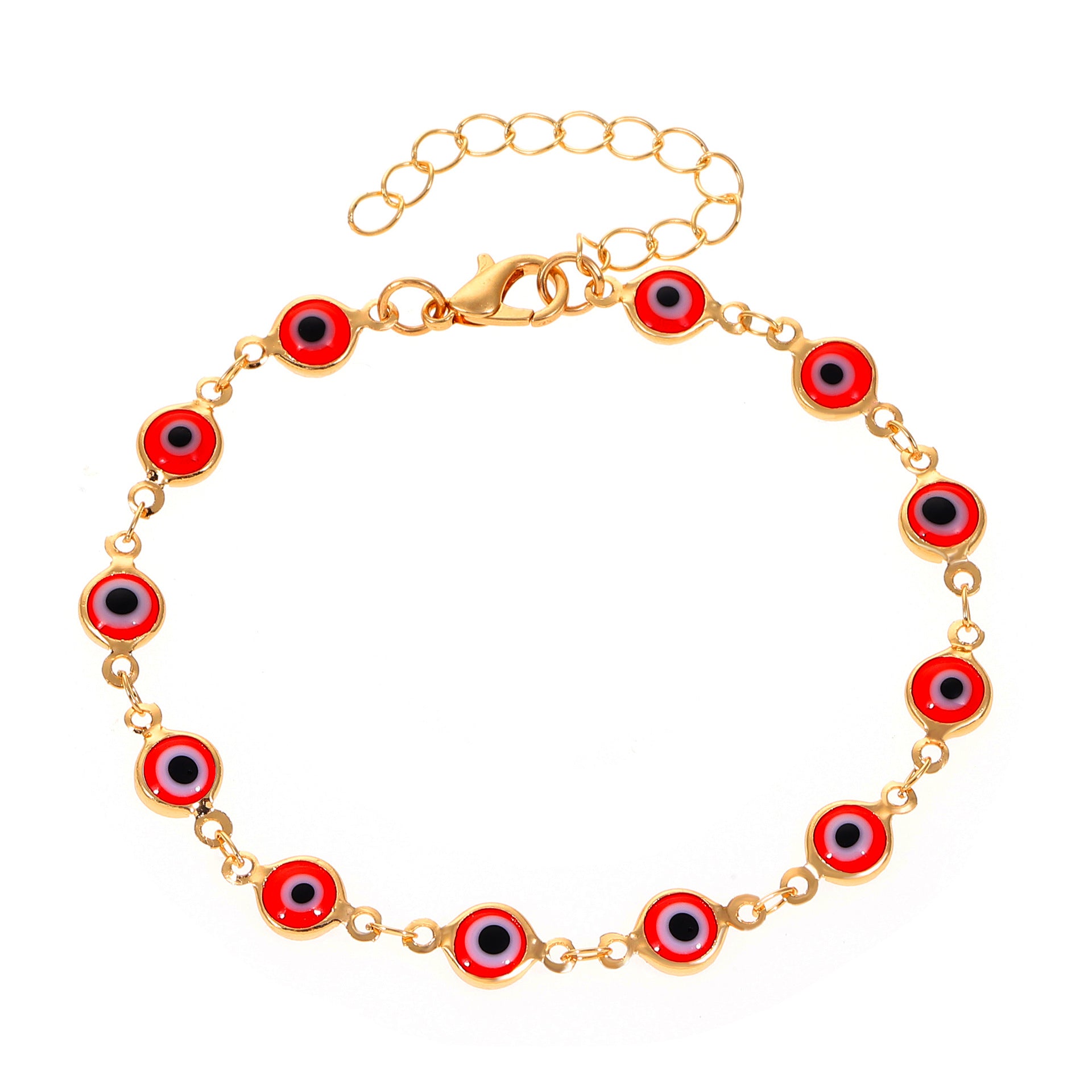 Evil Eye Link Chain Bracelet for Girls