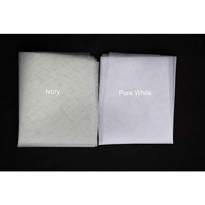 2m Long Ivory Single Layer Head Veil With Comb Bridal Wedding Hair Accessories