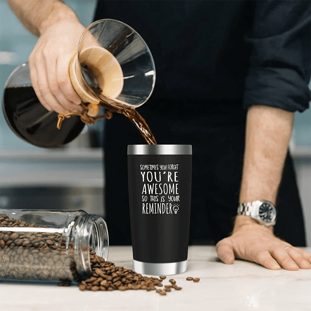 Stainless Steel Insulated Travel Tumbler for Men