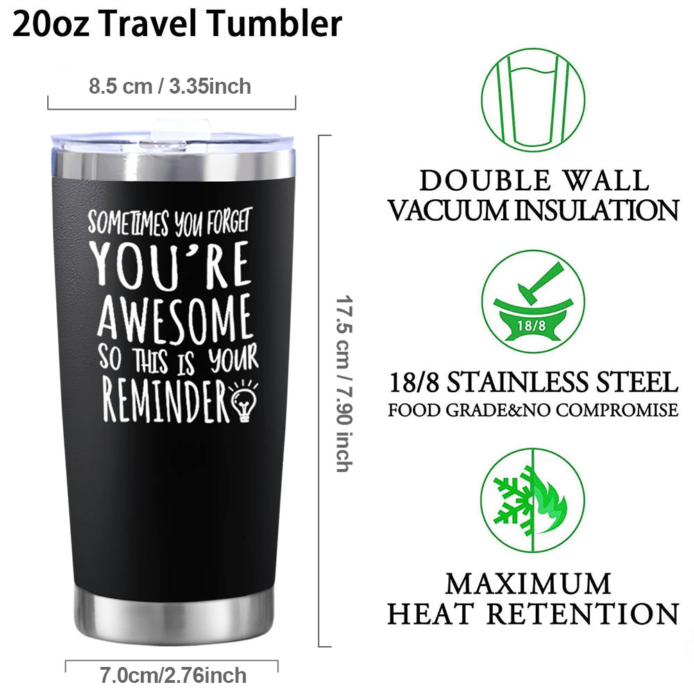 Stainless Steel Insulated Travel Tumbler for Men