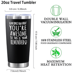 Stainless Steel Insulated Travel Tumbler for Men