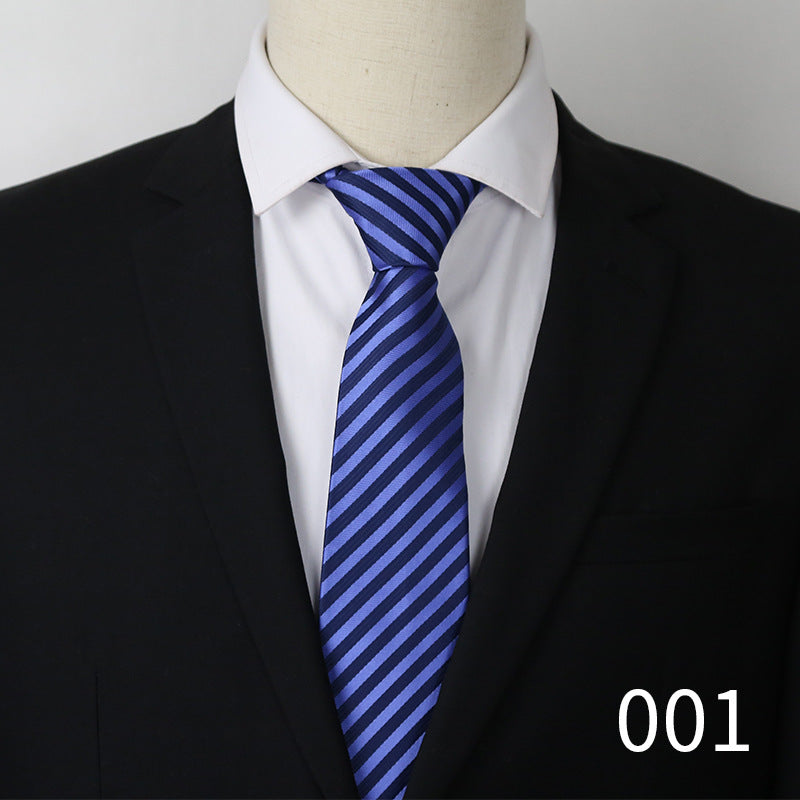 Striped Tie Men's Formal Wear Business Groom Wedding