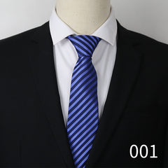 Striped Tie Men's Formal Wear Business Groom Wedding