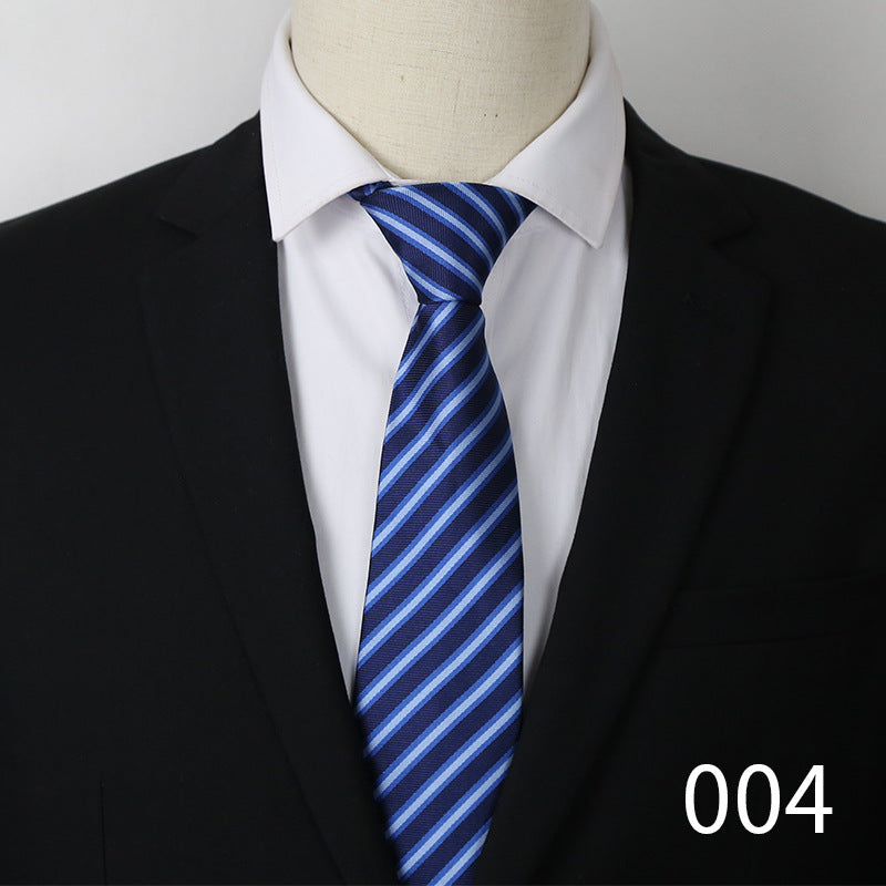 Striped Tie Men's Formal Wear Business Groom Wedding