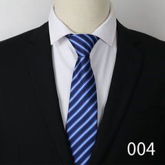 Striped Tie Men's Formal Wear Business Groom Wedding
