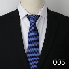 Striped Tie Men's Formal Wear Business Groom Wedding