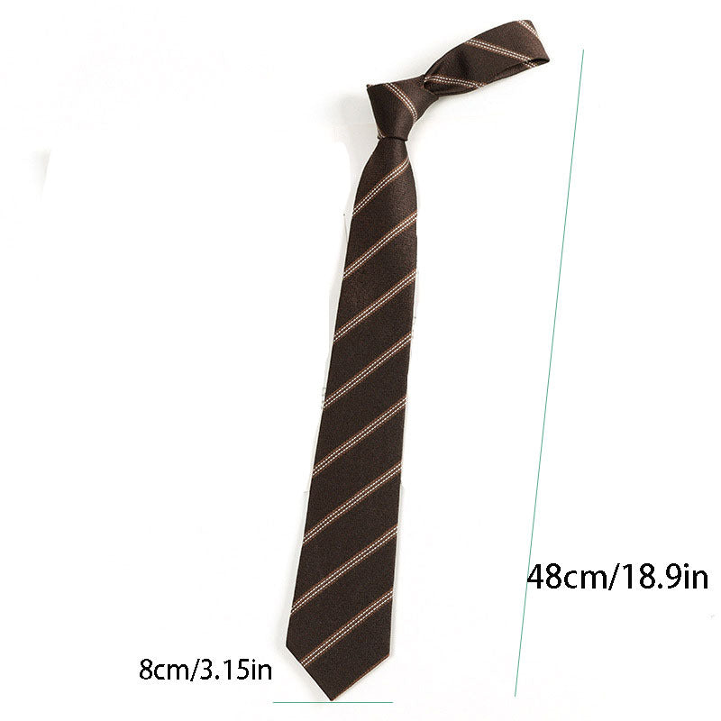 Striped Tie Men's Formal Wear Business Groom Wedding