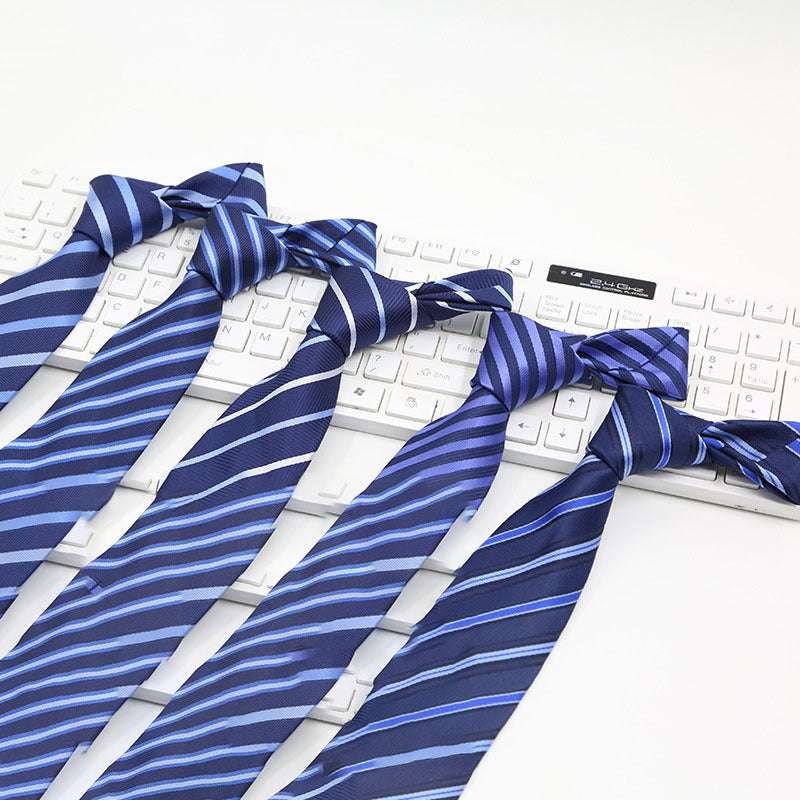 Striped Tie Men's Formal Wear Business Groom Wedding
