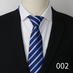 Striped Tie Men's Formal Wear Business Groom Wedding