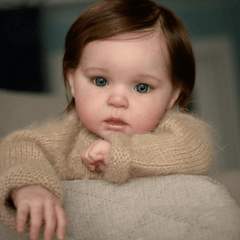 Realistic 20inch Baby Reborn Doll with Painting Skin Soft vinyl Toy for Girl