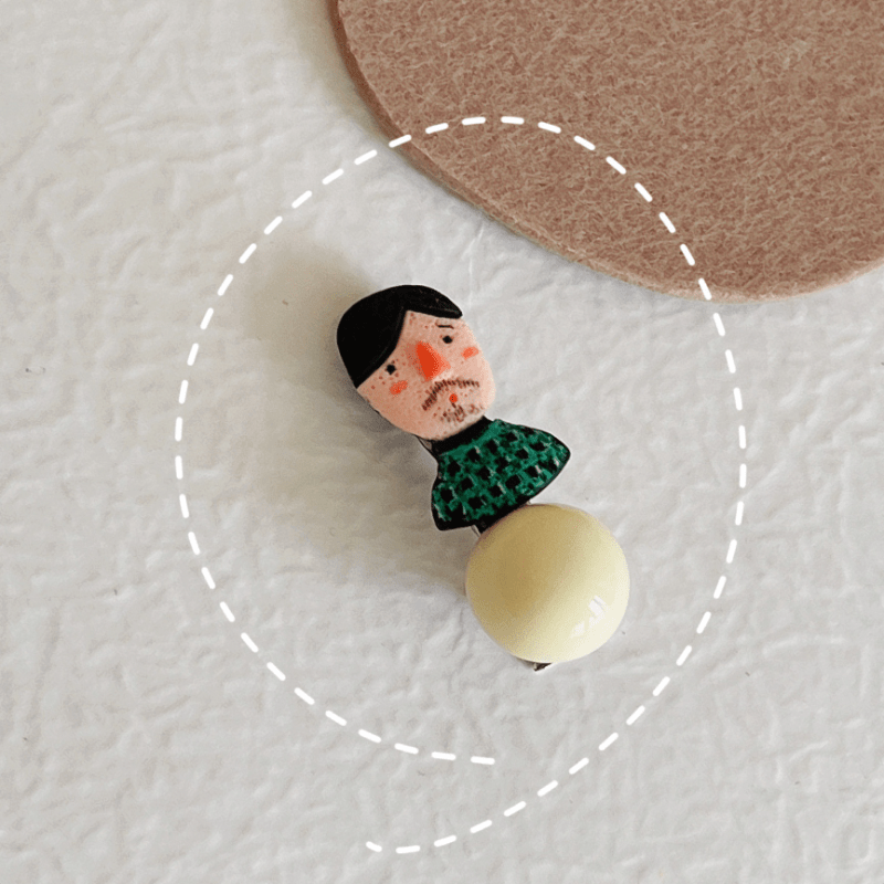 5pcs Cartoon Clown Hair Clips Girls Party Hair Accessories