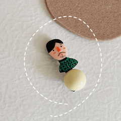 5pcs Cartoon Clown Hair Clips Girls Party Hair Accessories