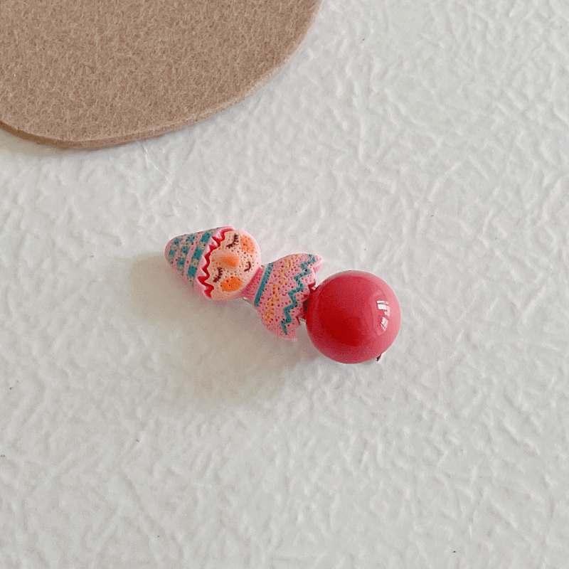 5pcs Cartoon Clown Hair Clips Girls Party Hair Accessories