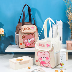 Kids Cartoon Animal Tote Bag - Waterproof Insulation Lunch Bag