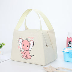 Kids Cartoon Animal Tote Bag - Waterproof Insulation Lunch Bag