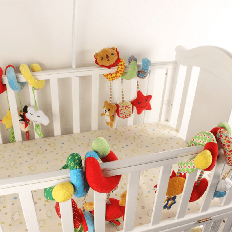 Baby Animal Bed Wrap Car Hanging Plush Comfort Bed Wrap