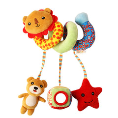 Baby Animal Bed Wrap Car Hanging Plush Comfort Bed Wrap