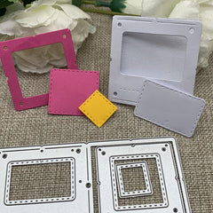 Label Frame Metal Cutting Dies for DIY Scrapbooking Handcraft