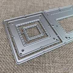 Label Frame Metal Cutting Dies for DIY Scrapbooking Handcraft