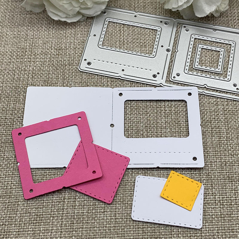 Label Frame Metal Cutting Dies for DIY Scrapbooking Handcraft