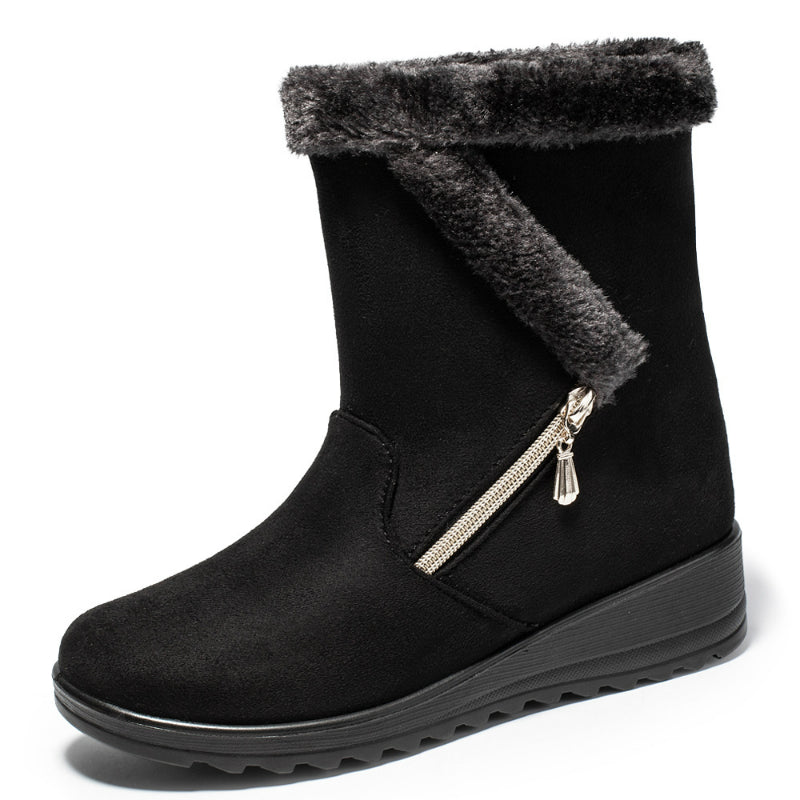 Women's Warm Snow Boots Fleece Lining Ankle Boots