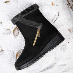 Women's Warm Snow Boots Fleece Lining Ankle Boots