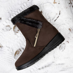 Women's Warm Snow Boots Fleece Lining Ankle Boots