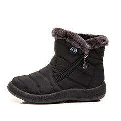 Women's Plush Inner Snow Boots Non slip Waterproof Warm Winter Boots