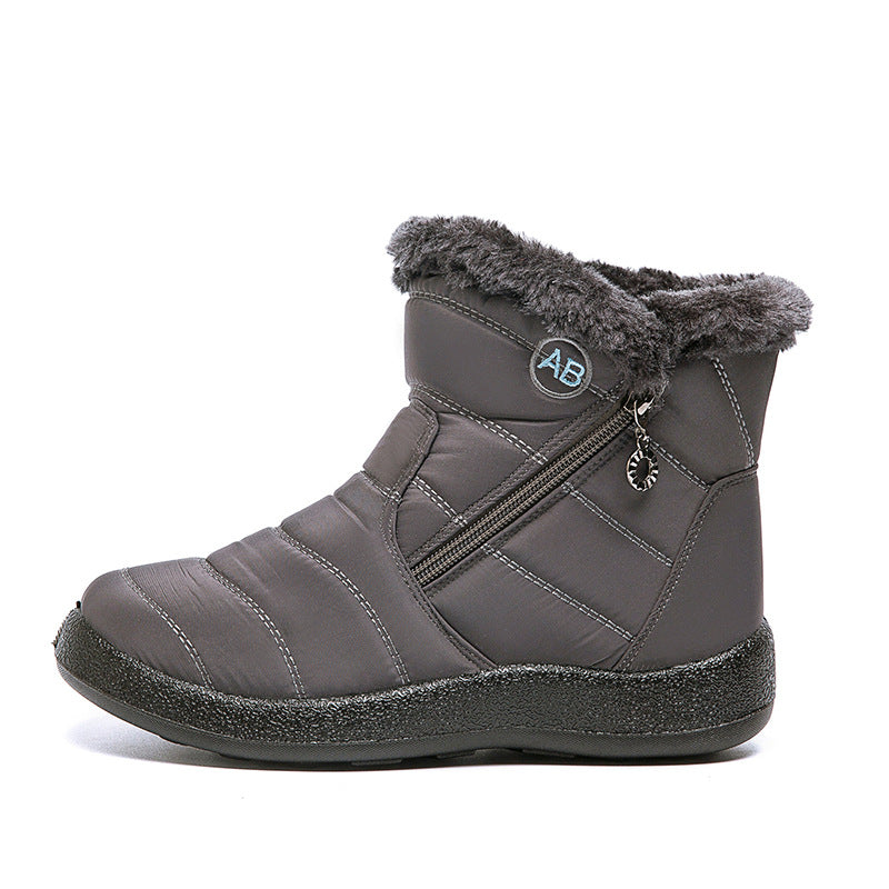 Women's Plush Inner Snow Boots Non slip Waterproof Warm Winter Boots