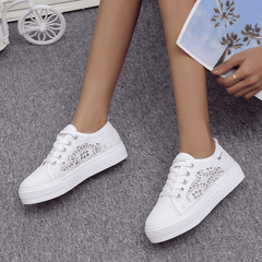 Women's Lace Mesh Sneakers Lightweight & Breathable Shoes