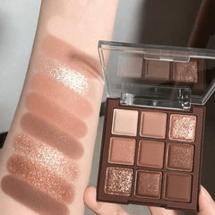 Mocha Chocolate Palette Earth Pearlescent Matte Daily Natural Makeup