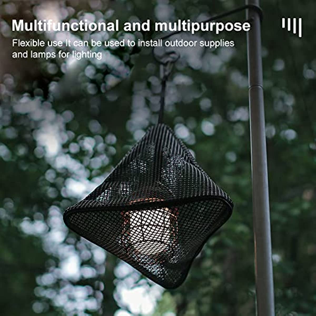 Triangle Mesh Bag Zipper Light Cover Travel Accessories