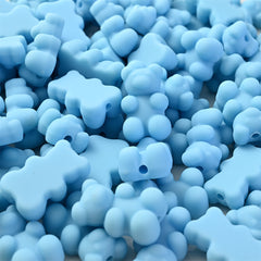 30pcs 11x18mm Matte Acrylic Bear Beads for DIY Jewelry Making