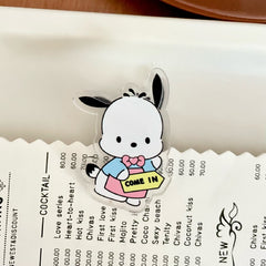 Light Embossed Sealing Clip PP File Folder Small Clip
