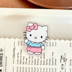 Light Embossed Sealing Clip PP File Folder Small Clip