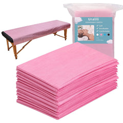 100PCS Massage Table Sheets Disposable Non Woven SPA Bed Cover Thin 78 X 177