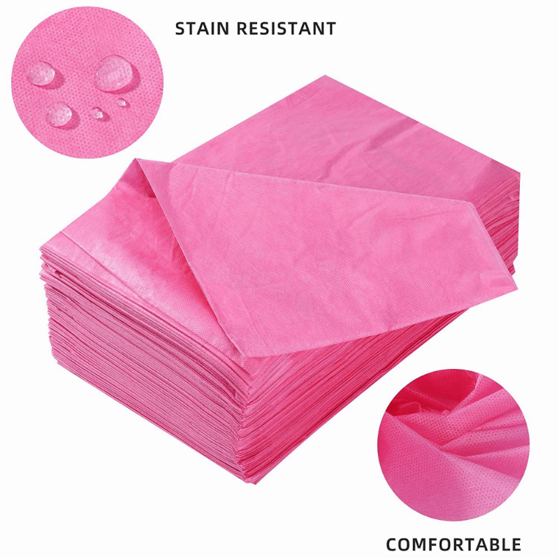 100PCS Massage Table Sheets Disposable Non Woven SPA Bed Cover Thin 78 X 177