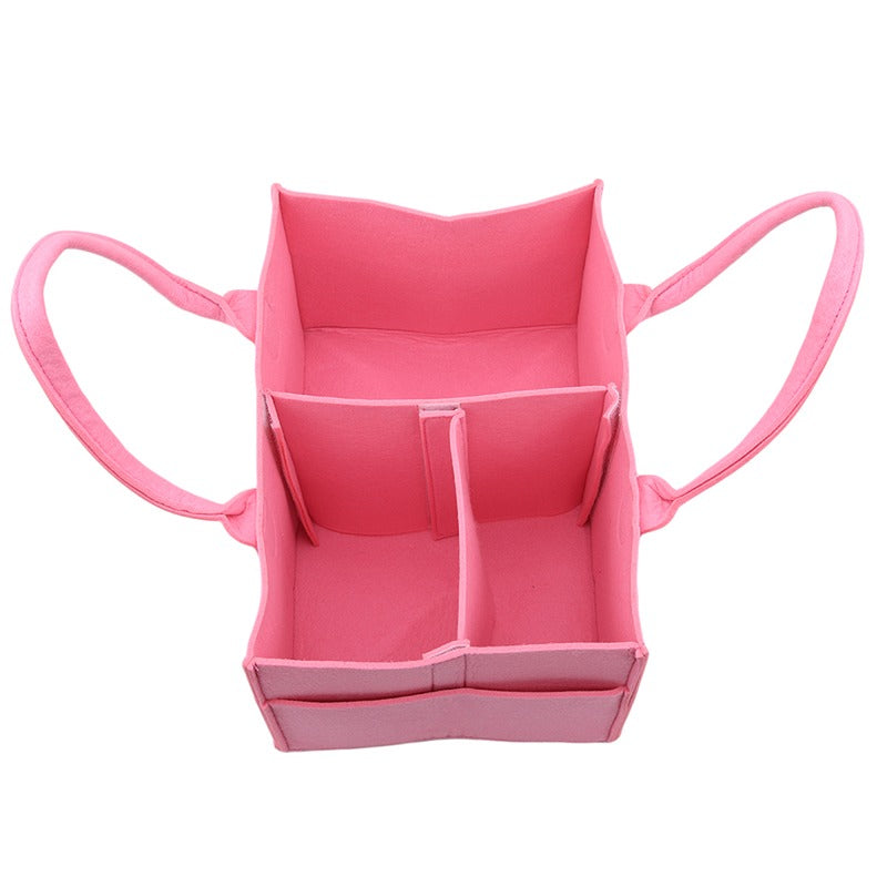 Solid Felt Storage Handbag Lightweight Multifunctional Satchel Bag