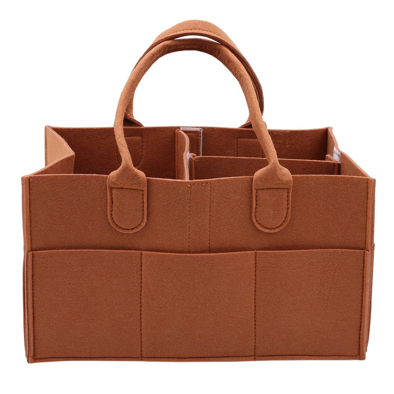Solid Felt Storage Handbag Lightweight Multifunctional Satchel Bag