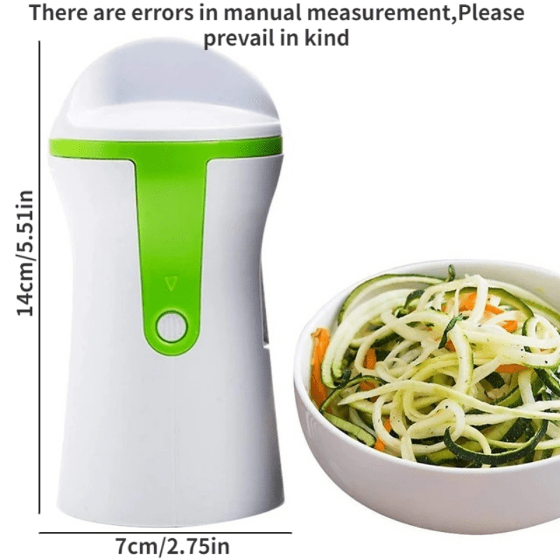 Manual Vegetable Spiralizer Zucchini Noodle Maker Zoodles Spiralizer
