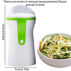 Manual Vegetable Spiralizer Zucchini Noodle Maker Zoodles Spiralizer